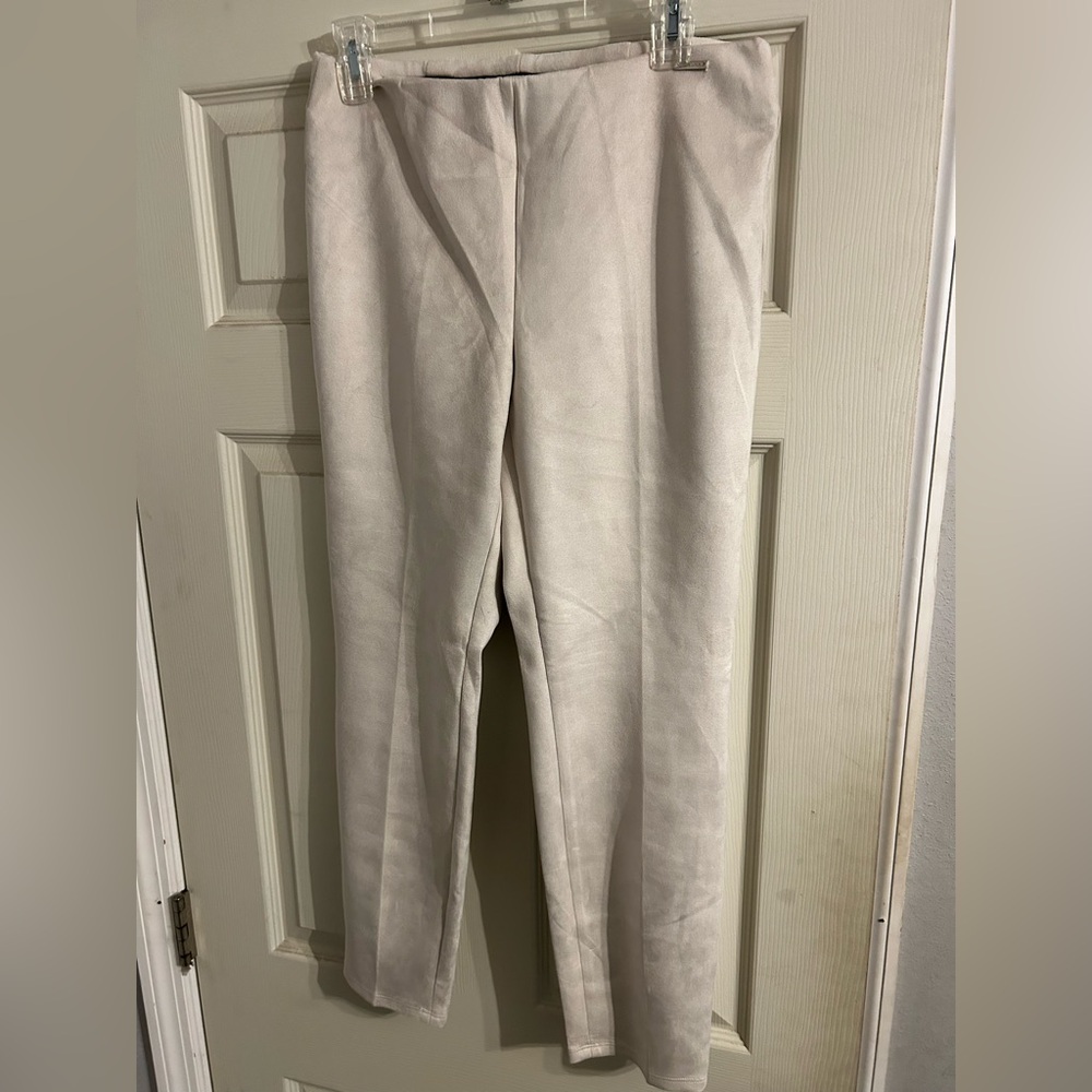 Tahari Cream Trousers